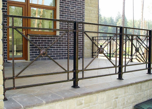 Кованые перила в стиле Рококо стиле