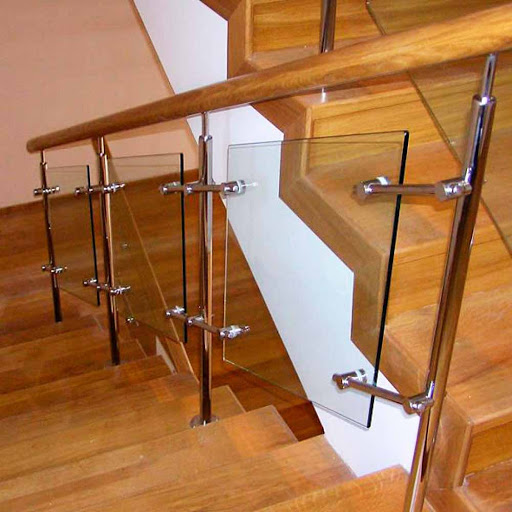 Перила из нержавейки комбинированые