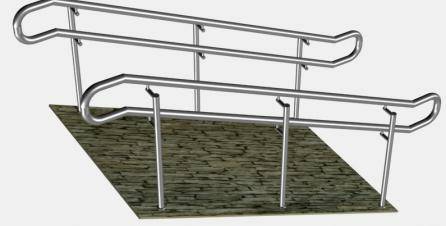 Из чего состоит конструкция перил из нержавейки