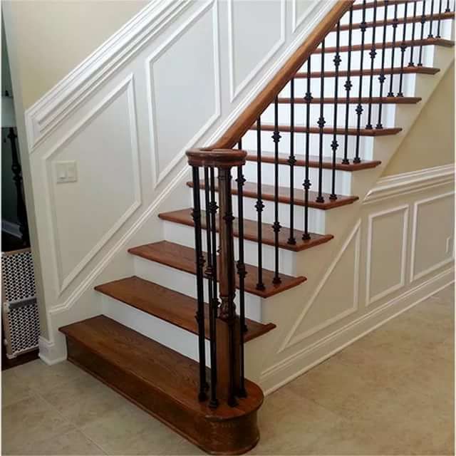 Кованые перила в стиле прованс